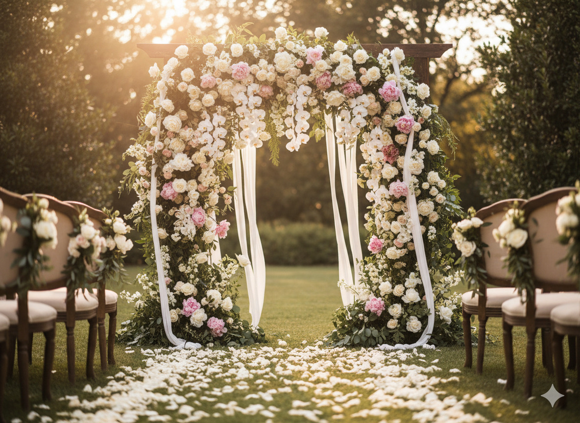 Ceremony floral decoration
