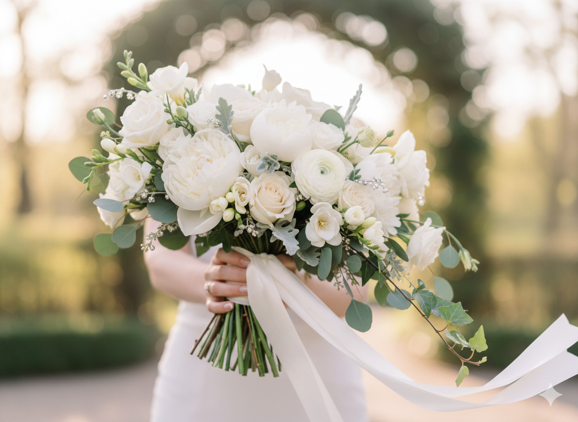 Elegant wedding bouquet design